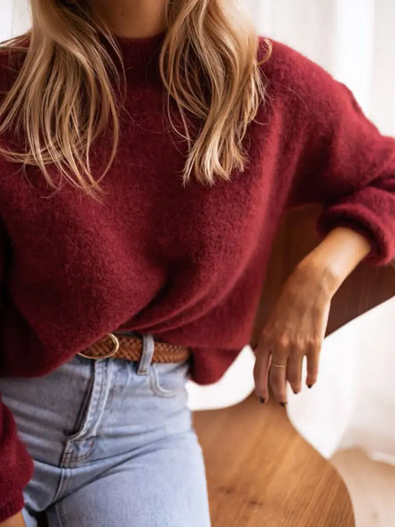 Classic Oversized Knit Pullover