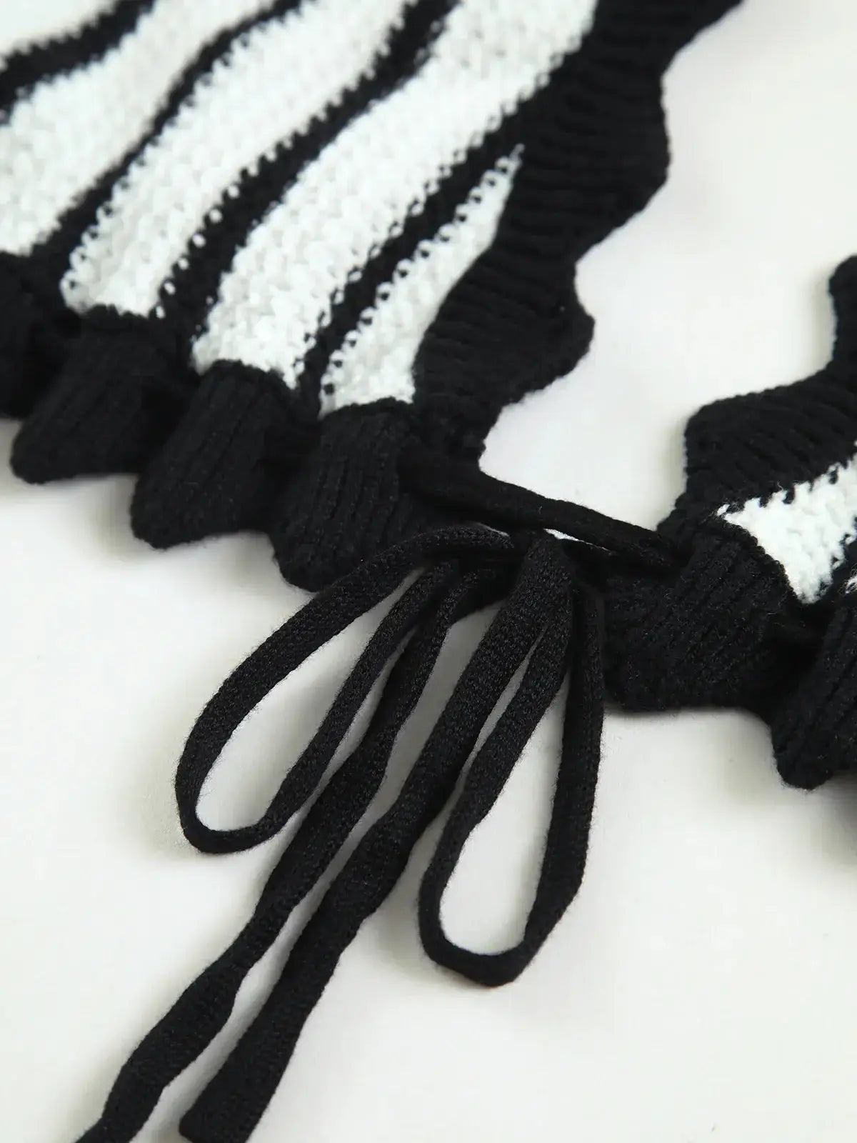 Striped Two-Piece Knit Set