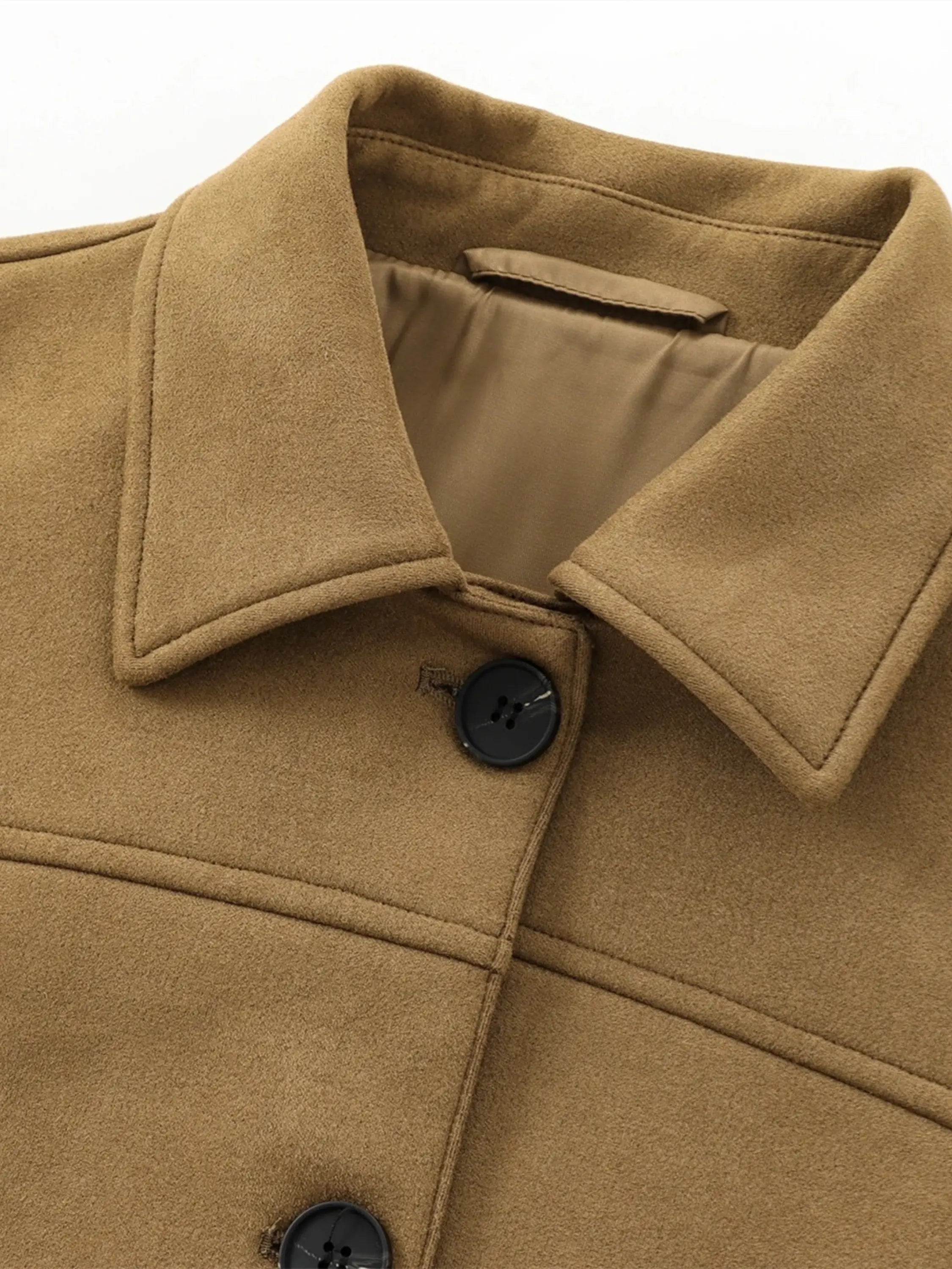 Cropped Wool Blend Jacket