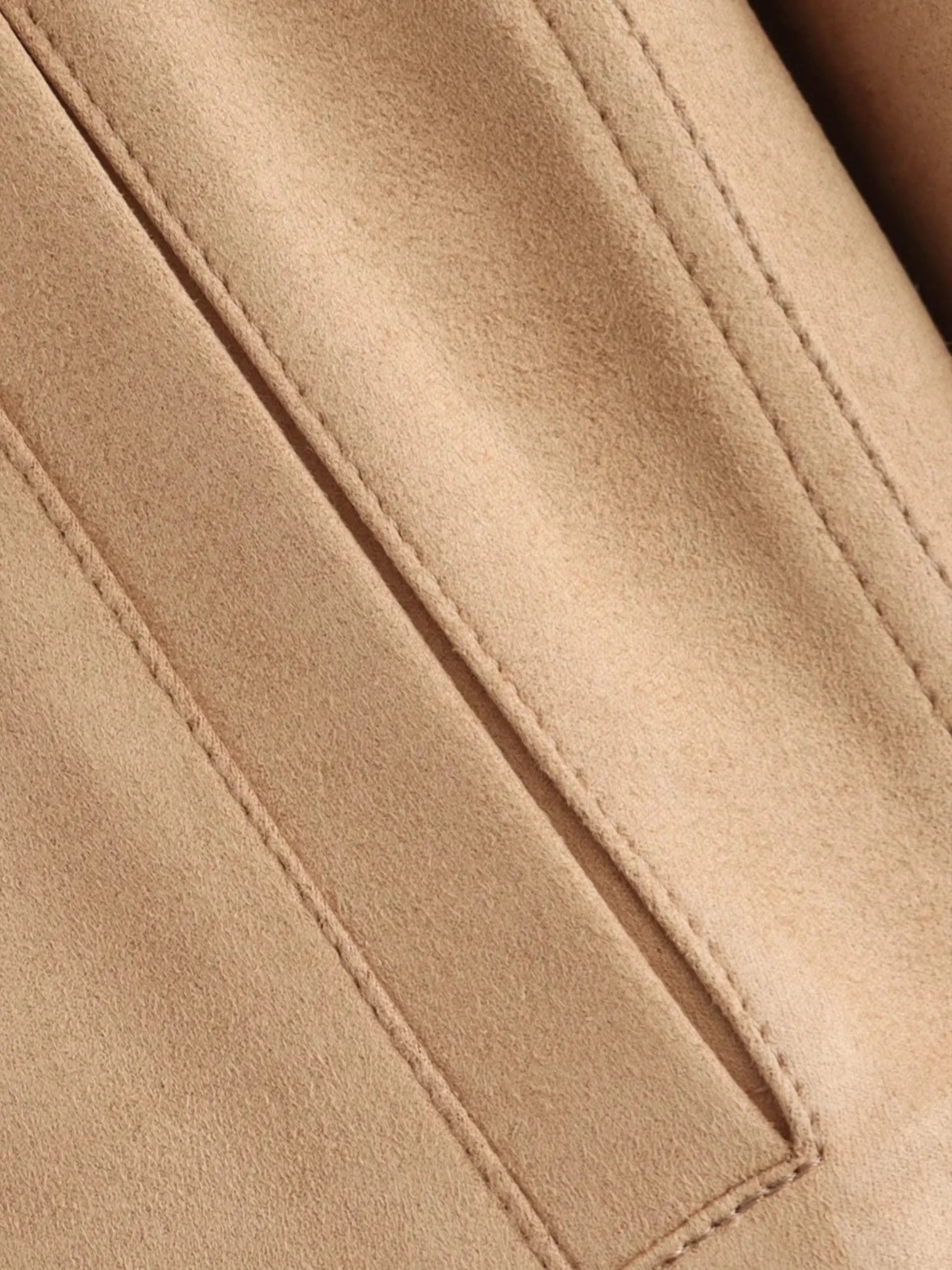 Minimalist Cropped Button-Up Jacket