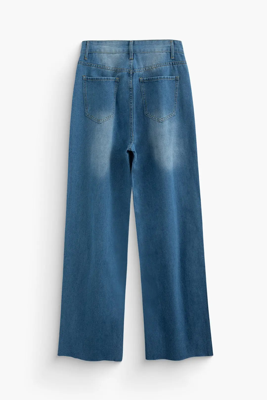 Vintage High-Waisted Wide-Leg Jeans