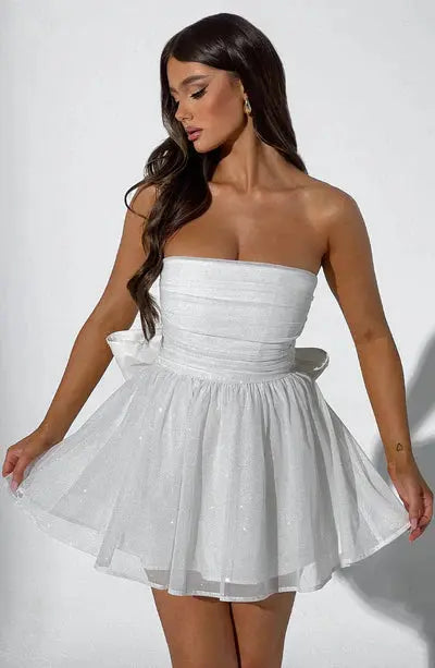 Sparkle Strapless Mini Dress