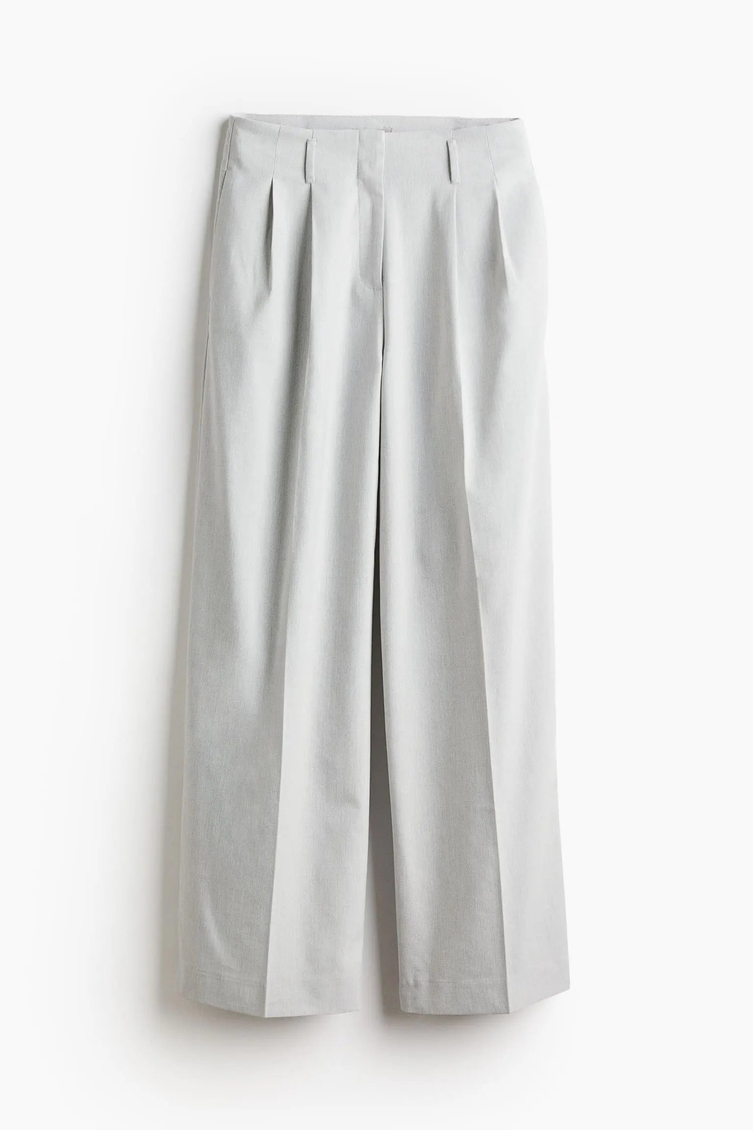 Wide-Leg Linen Pants
