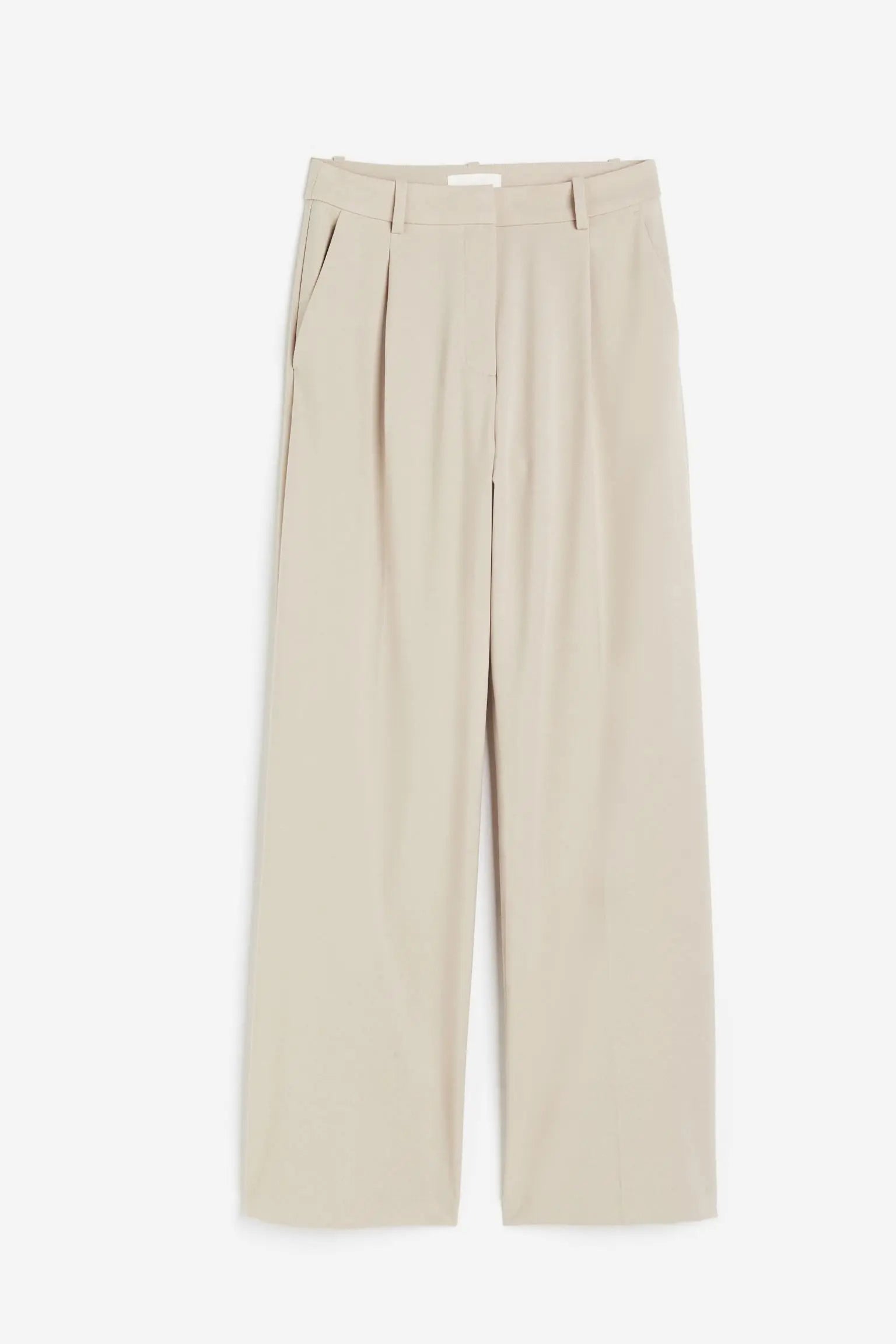 Classic Tailored Wide-Leg Trousers